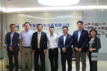熱烈歡迎三菱電機(jī)自動(dòng)化蒞臨海藍(lán)機(jī)電參觀指導(dǎo)工作！