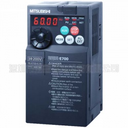 三菱變頻器FR-E720-0.1K日本原裝，電源三相220V,